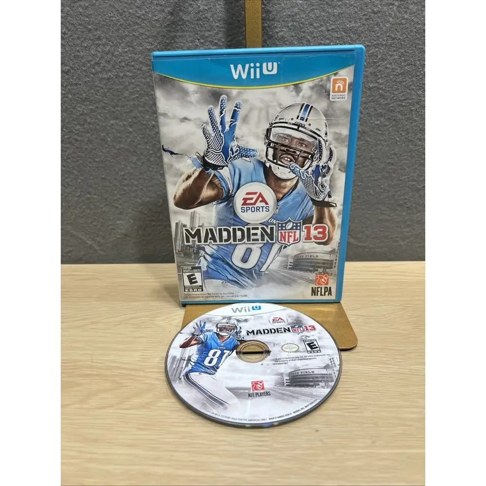 Madden NFL 13 (Nintendo Wii U, 2012) No Manual